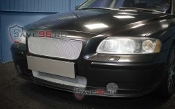 Защита радиатора «Премиум» на Volvo S60, 2004-2010, 1 поколение, рестайлинг (вместо штатной)