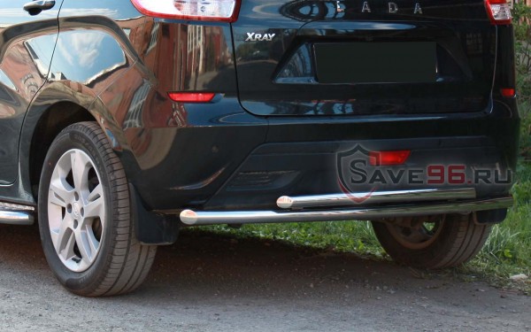Защита Задняя – Двойная (Круг) на Lada XRAY, 2015-2019, 1 поколение
