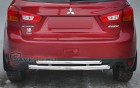 Защита Задняя – Двойная (Круг) на Mitsubishi ASX, 2012-2016, 1 поколение, рестайлинг