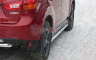 Защита Порогов – Без площадки (Круг) на Mitsubishi ASX, 2012-2016, 1 поколение, рестайлинг