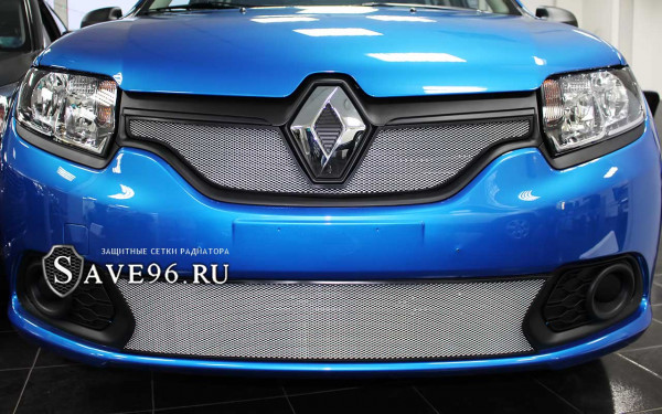 Защита радиатора «Стандарт» на Renault Sandero, 2014-2018, 2 поколение