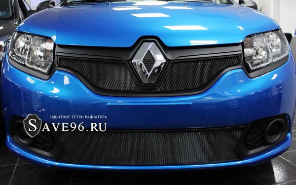 Защита радиатора «Стандарт» на Renault Sandero, 2014-2018, 2 поколение
