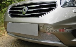 Защита радиатора «Премиум» на Renault Koleos, 2011-2016, 1 поколение, рестайлинг