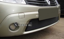 Защита радиатора «Стандарт» на Renault Sandero, 2009-2014, 1 поколение