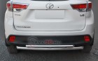 Защита Задняя – Двойная (Круг) на Toyota Highlander, 2013-2016, 3 поколение (U50)