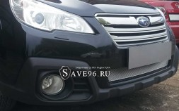 Защита радиатора «Премиум» на Subaru Outback, 2012-2014, 4 поколение, рестайлинг