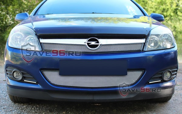 Защита радиатора «Стандарт» на Opel Astra, 2006-2015, 3 поколение (H), рестайлинг (хэтчбек 3 дв.)