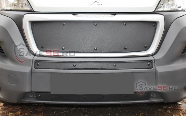 Защита радиатора «Стандарт» на Peugeot Boxer, 2014-2017, 2 поколение (L1H1), рестайлинг