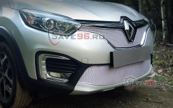 Защита радиатора «Премиум» на Renault Kaptur, 2016-2019, 1 поколение