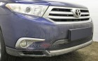 Защита радиатора «Стандарт» на Toyota Highlander, 2010-2013, 2 поколение (U40), рестайлинг