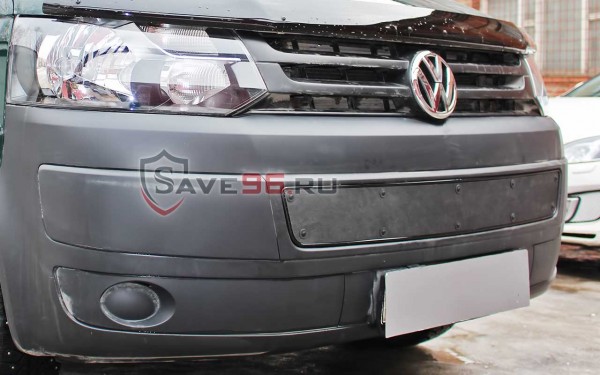 Защита радиатора «Премиум» на Volkswagen T5, 2009-2015, 5 поколение, рестайлинг