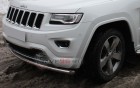 Защита Передняя – Одинарная (Круг) на Jeep Grand Cherokee, 2013-2019, 4 поколение (WK2), pecтайлинг