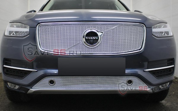 Защита радиатора «Премиум» на Volvo XC90, 2014-2019, 2 поколение