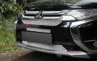 Защита радиатора «Оптимал» на Mitsubishi Outlander 2015-2018, 3 поколение, рестайлинг 2