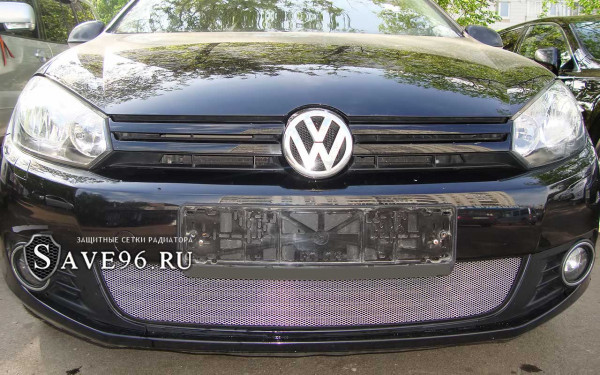 Защита радиатора «Стандарт» на Volkswagen Golf, 2009-2012, 6 поколение