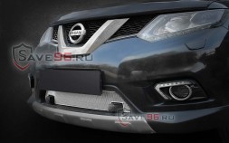 Защита радиатора «Оптимал» на Nissan X-Trail, 2014-2018, 3 поколение (T32)
