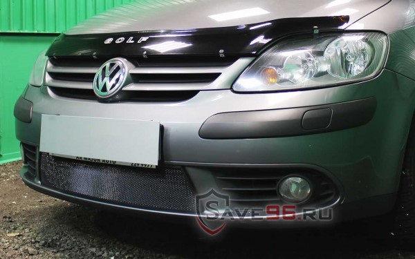 Защита радиатора «Стандарт» на Volkswagen Golf Plus, 2004-2009, 1 поколение