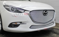 Защита радиатора «Стандарт» на Mazda 3, 2016-2019, 3 поколение (BM), рестайлинг