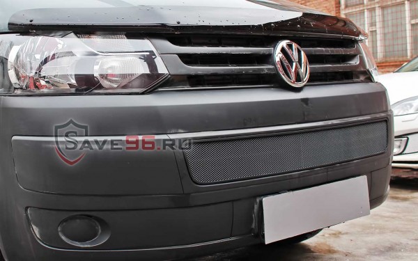 Защита радиатора «Стандарт» на Volkswagen T5, 2009-2015, 5 поколение, рестайлинг