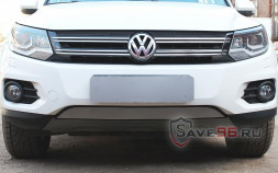 Защита радиатора «Стандарт» на Volkswagen Tiguan, 2011-2016, 1 поколение, рестайлинг (Track &amp; Field)
