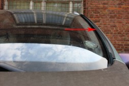 Дефлектор (водосток) лобового стекла Peugeot 307 2001-2011 с рейлингами и стеклянной крышей