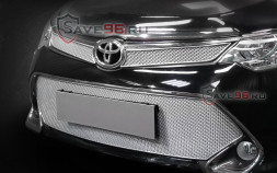 Защита радиатора «Премиум» на Toyota Camry, 2014-2017, 7 поколение (XV50, XV55), рестайлинг