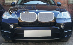 Защита радиатора «Премиум» на BMW X6, 2008-2014, 1 поколение (E71)