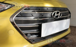Защита радиатора «Стандарт» на Hyundai Elantra, 2015-2019, 6 поколение (AD)