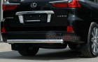 Защита Задняя – Одинарная (Овал) на Lexus LX, 2014-2019, 3 поколение, рестайлинг 2