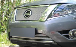 Защита радиатора «Стандарт» на Nissan Pathfinder, 2012-2016, 4 поколение (R52)