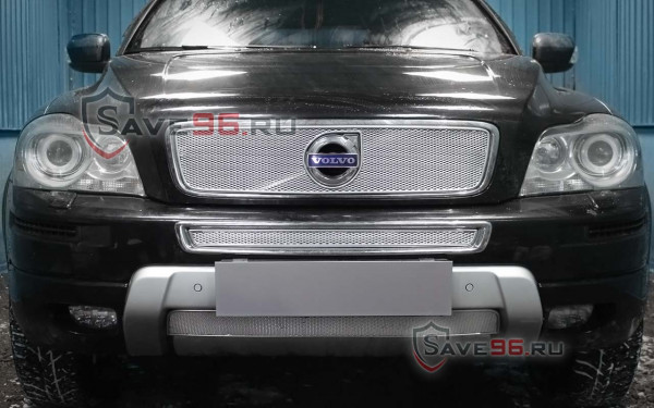 Защита радиатора «Премиум» на Volvo XC90, 2009-2014, 1 поколение, рестайлинг