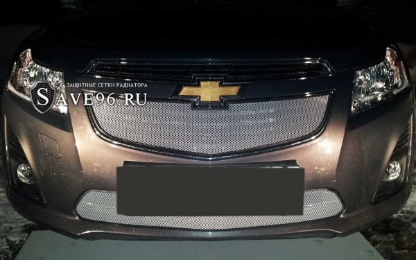 Защита радиатора «Стандарт» на Chevrolet Cruze, 2012-2015, 1 поколение, рестайлинг