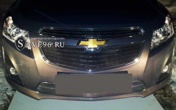 Защита радиатора «Стандарт» на Chevrolet Cruze, 2012-2015, 1 поколение, рестайлинг