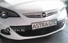 Защита радиатора «Стандарт» на Opel Astra, 2012-2017, 4 поколение (J) (GTC), рестайлинг
