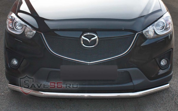 Защита Передняя – Одинарная (Круг) на Mazda CX-5, 2011-2015, 1 поколение
