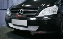 Защита радиатора «Стандарт» на Mercedes-Benz Vito, 2010-2014, 2 поколение (W639), рестайлинг