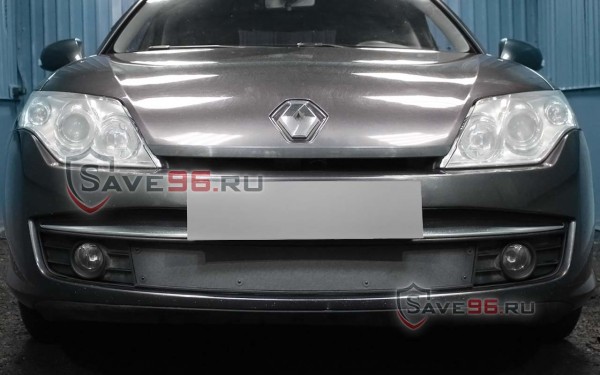 Защита радиатора «Стандарт» на Renault Laguna, 2007-2011, 3 поколение (лифтбек, кроме 2.0)